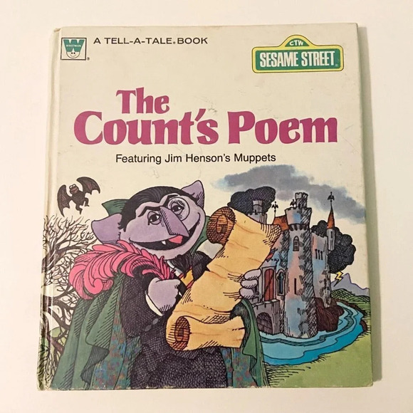 Vintage Lot of 4 Whitman Books Tell a Tale Sesame Street Donald Duck Winnie - Picture 8 of 16